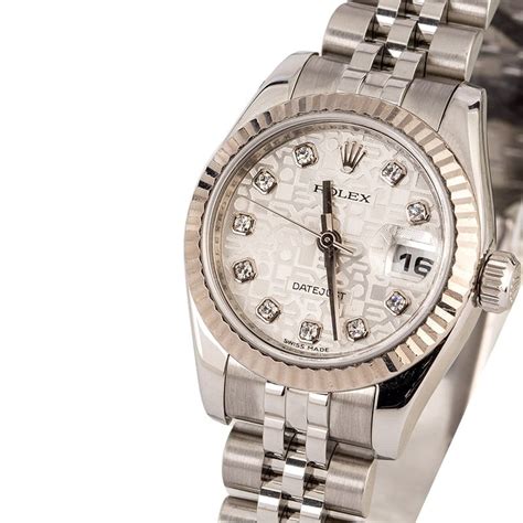 rolex lady-datejust 26 179174|Rolex Datejust 28 diamond bezel.